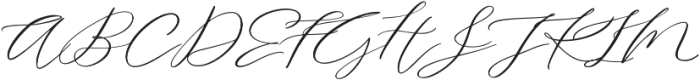 Serenity Script otf (400) Font UPPERCASE