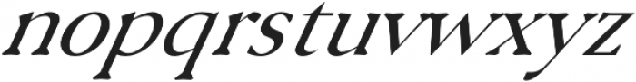 Serenity Serif Italic otf (400) Font LOWERCASE