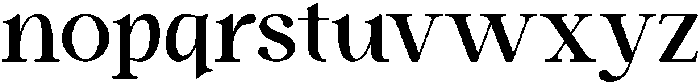 Serfia Regular otf (400) Font LOWERCASE