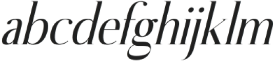 Serfiyan Italic otf (400) Font LOWERCASE