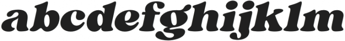 SergioTrendy-Italic otf (400) Font LOWERCASE