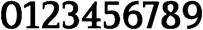 Serif MODERN Bold otf (700) Font OTHER CHARS