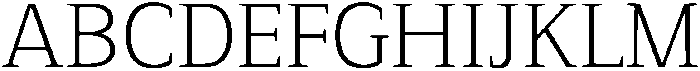 Serif MODERN ExtraLight otf (200) Font UPPERCASE