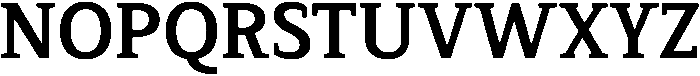 Serif MODERN Heavy otf (800) Font UPPERCASE