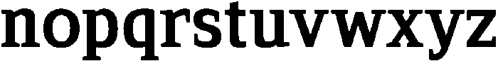 Serif MODERN Heavy otf (800) Font LOWERCASE