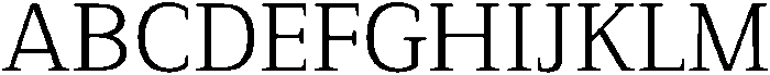 Serif MODERN Light otf (300) Font UPPERCASE