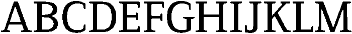 Serif MODERN Medium otf (500) Font UPPERCASE
