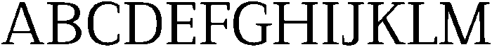 Serif MODERN Regular otf (400) Font UPPERCASE