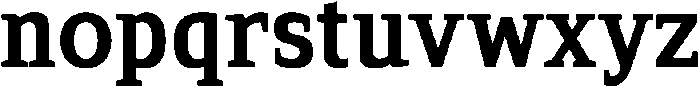 Serif MODERN Ultra otf (900) Font LOWERCASE