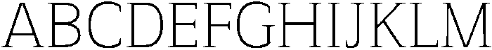 Serif MODERN Variable Thin ttf (100) Font UPPERCASE