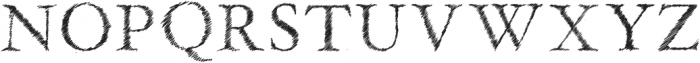Serif Sketch otf (400) Font UPPERCASE