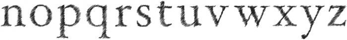 Serif Sketch otf (400) Font LOWERCASE