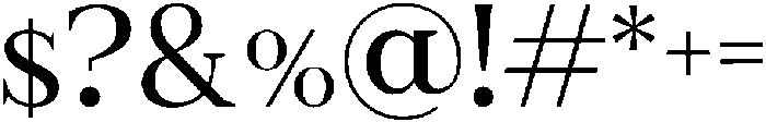 Serif otf (400) Font OTHER CHARS