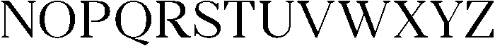 Serif otf (400) Font UPPERCASE