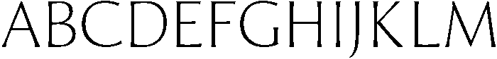 Serif ttf (400) Font UPPERCASE