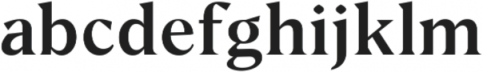Serif ttf (400) Font LOWERCASE