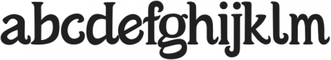SerifHandLettering-Regular otf (400) Font LOWERCASE