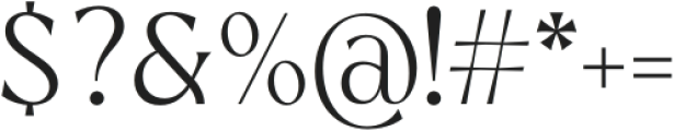 SerifVar-Regular otf (400) Font OTHER CHARS