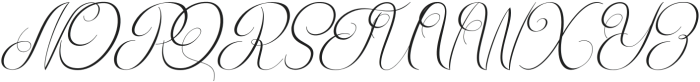 Serifora Script Italic otf (400) Font UPPERCASE