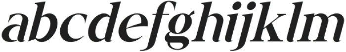 Serifora Serif Italic otf (400) Font LOWERCASE