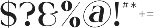 Serifora Serif otf (400) Font OTHER CHARS