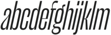 Seriguela Display Regular It otf (400) Font LOWERCASE