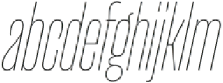 Seriguela Display Thin It otf (100) Font LOWERCASE
