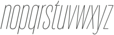 Seriguela Display Thin It otf (100) Font LOWERCASE