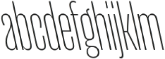 Seriguela ExLight Rev It otf (300) Font LOWERCASE