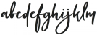 Serihilde Regular otf (400) Font LOWERCASE