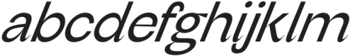 Serious Sans Italic ttf (400) Font LOWERCASE