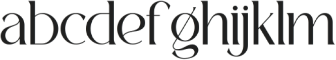 Serita otf (400) Font LOWERCASE