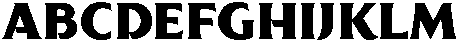 Serith Bold otf (700) Font UPPERCASE