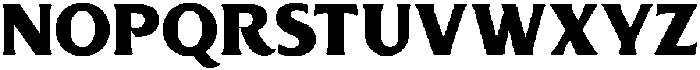 Serith Bold otf (700) Font UPPERCASE
