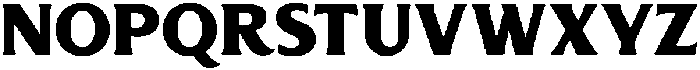 Serith Bold otf (700) Font LOWERCASE
