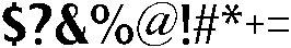 Serith otf (400) Font OTHER CHARS