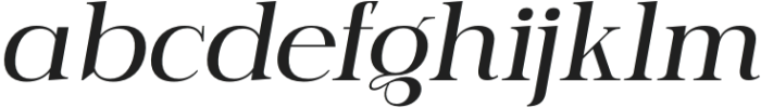 Serling Galleria Medium Italic otf (500) Font LOWERCASE