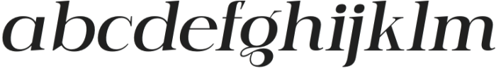 Serling Galleria Semi Bold Italic otf (600) Font LOWERCASE
