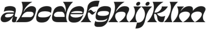 Serodja Italic otf (400) Font LOWERCASE