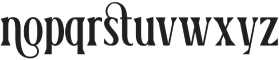 Serofa Regular otf (400) Font LOWERCASE