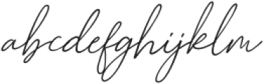 Serona Signature Slanted otf (400) Font LOWERCASE