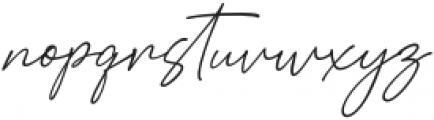 Serona Signature Slanted otf (400) Font LOWERCASE