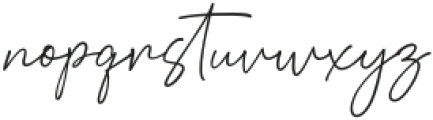 Serona Signature otf (400) Font LOWERCASE