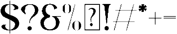Seroona otf (400) Font OTHER CHARS