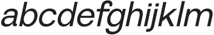 Serotiva Medium Italic otf (500) Font LOWERCASE