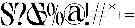 Seroze-Regular otf (400) Font OTHER CHARS