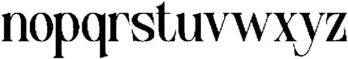 Seroze-Regular otf (400) Font LOWERCASE