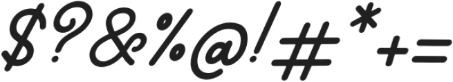 Serpai Monoline Italic otf (400) Font OTHER CHARS