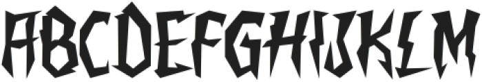 SerpentWrath-Regular otf (400) Font UPPERCASE