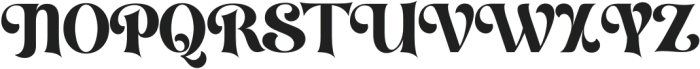Setilver Regular otf (400) Font UPPERCASE